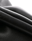 Smooth Butter Calf The Pouch Oversized Clutch Black