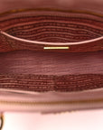Saffiano Medium Galleria Double Zip Tote Orchidea