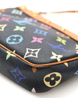 Monogram Multicolor Pochette Accessories Black