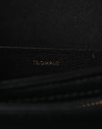 Shiny Calfskin Medium Triomphe Black
