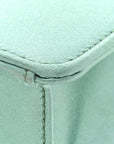 Satin Pearl Varenne Shoulder Bag Green