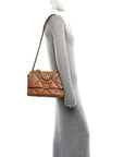 Lambskin Quilted Large CHNL 19 Flap Brown