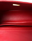 Aged Calfskin Chevron Quilted 2.55 Reissue Mini Flap Dark Red
