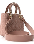 Lambskin Cannage Small Lucky Badges My Lady D1OR Fard