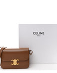 Shiny Calfskin Medium Triomphe Bronze