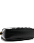 Calfskin Matelasse Monogram Lou Camera Bag Black