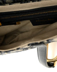 Oblique Saddle Bag Blue