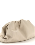 Smooth Butter Calf The Pouch Oversized Clutch Plaster