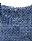Nappa Intrecciato Medium Veneta Hobo Oceano