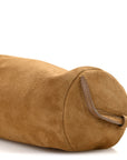Suede Pouch Olive Green
