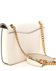 Saffiano Flap Shoulder Bag Talco