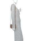 Calfskin Matelasse Super Mini GG Marmont Shoulder Bag Porcelain Rose