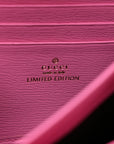 Calfskin Floral Print Mini Dionysus Chain Wallet Ivory Pink