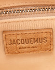 Suede Crocodile Embossed Le Turismo Bowling Bag Camel