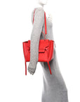 Grained Calfskin Mini Belt Bag Vermillion