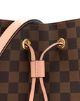 Damier Ebene Neonoe MM Venus Pink