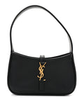 Smooth Calfskin Le 5 A 7 Mini Hobo Black