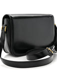 Shiny Calfskin Medium Triomphe Black