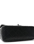 Lambskin Quilted Mini Rectangular Flap Black