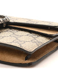 GG Supreme Monogram Super Mini Dionysus Shoulder Bag Taupe
