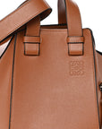 Calfskin Medium Hammock Shoulder Bag Tan