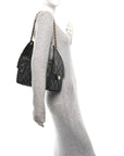 Caviar Quilted Small CHNL 25 Handbag Black
