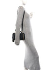 Nappa Matelasse Large Arcadie Top Handle Bag Black
