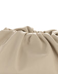 Smooth Butter Calf The Pouch Oversized Clutch Plaster