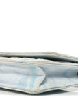 Canvas Quilted Jungle Jeans Wallet on Chain WOC Multicolor