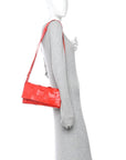Paper Calfskin Intrecciato Stretch Cassette Bright Red