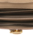 Grained Calfskin Small TB Bag Oat Beige
