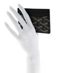 Goyardine Saint Sulpice Card Holder Black