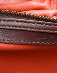 Satin Calfskin Mini Tri-Color Luggage Blood
