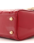 Patent Cannage Mini Lady D1OR Red
