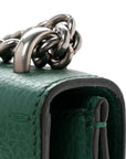 Calfskin Mini Dionysus Shoulder Bag Emerald