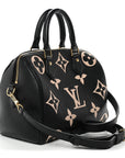Empreinte Monogram Giant Speedy Bandouliere 25 Black Beige