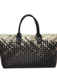 Nappa Intrecciato PVC Medium Cabat Black