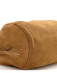 Suede Pouch Olive Green