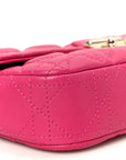 Lambskin Cannage Miss D1OR Promenade Pouch Fuchsia