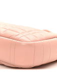 Calfskin Quilted Small Lola Camera Bag Dusty Pink