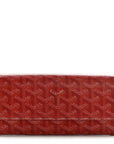 Goyardine Varenne Long Wallet Red