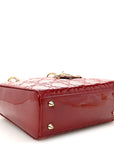Patent Cannage Small Lady D1OR Cherry Red