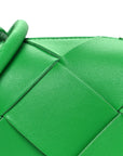 Lambskin Maxi Intrecciato Mini Cassette Camera Bag Parakeet
