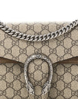 GG Supreme Monogram Small Dionysus Shoulder Bag Taupe