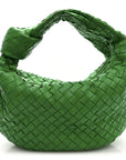 Nappa Intrecciato Teen Jodie Hobo Parakeet