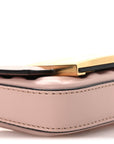Nappa Matisse FF Embossed Nano Maxi Buckle Baguette Charm Rosa Quarzo