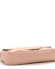 Nappa FF 1974 Embossed Baguette Rosa Bourbon