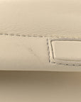 Smooth Calfskin La Petite Pochette Rond Carre Light Ivory