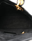Crinkled Patent Cannage Small Lucky Badges My Lady D1OR Black