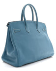 Togo BIRKIN 35 Blue Jean